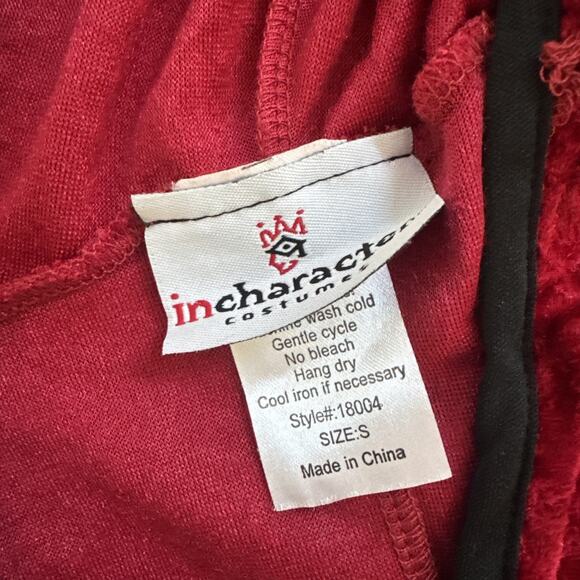 Halloween Costume Velvet Hooded Devil Dress Kids Girls Small Dress Up - Picture 5 of 11